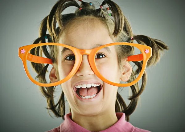 Retrato divertido de niño con peinado —  Fotos de Stock