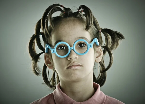 Retrato divertido de niño con peinado —  Fotos de Stock