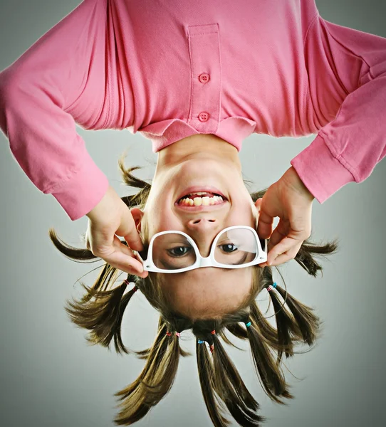 Retrato divertido de niño con estilo de pelo —  Fotos de Stock