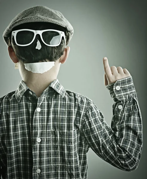 Little cute boy posing — Stock Photo, Image