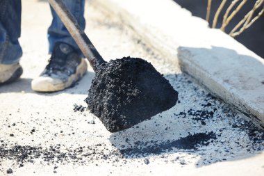 Asfalt inşaat zor iş