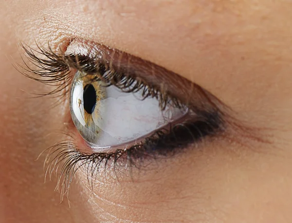 Macro Image Human Eye — Stock Photo, Image