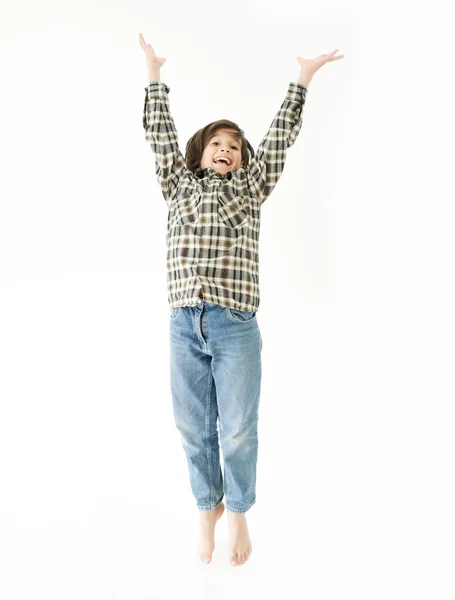 Retrato infantil alegre — Fotografia de Stock