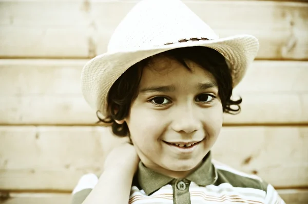 Cheerful child posing — Stock Photo, Image