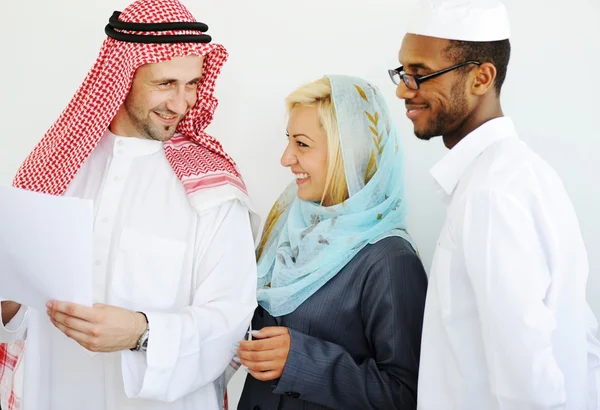 Arabische Geschäftsleute Büro — Stockfoto