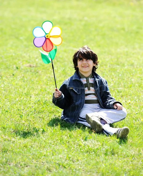 Happy children enjoying childhood — Stock Photo, Image