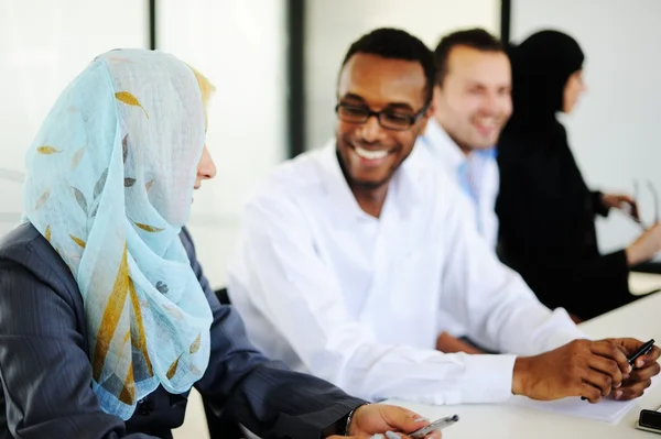 Arabic Business People Working Office — Stock Photo, Image