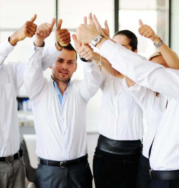 Les Gens Affaires Travaillant Dans Bureau — Photo