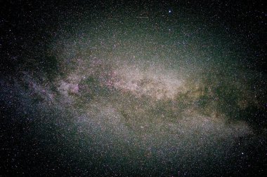 Yıldızlarla dolu gece gökyüzü