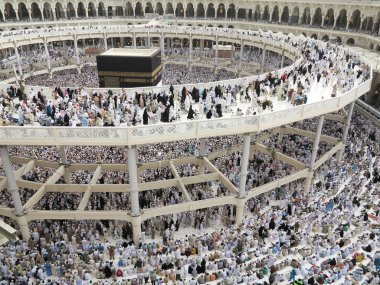 Mekke'de hac yolculuğu
