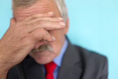 Üst düzey depresif işadamı