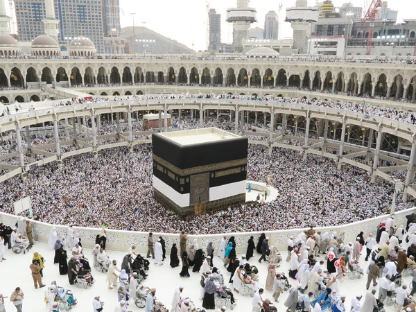 Kaaba a mekkai Szent mecset — Stock Fotó