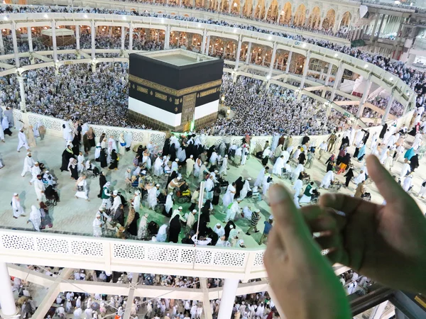 Kaaba den heliga moskén i Mekka — Stockfoto