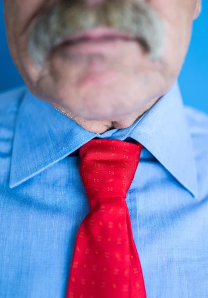 Homem maduro com bigode — Fotografia de Stock