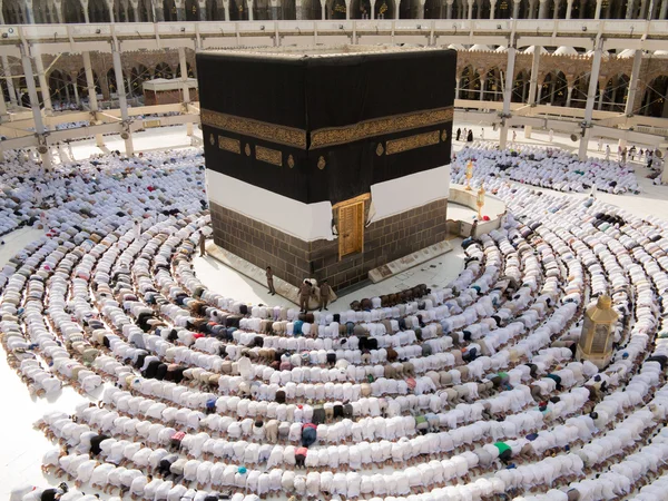 Kaaba a Mesquita Sagrada em Meca — Fotografia de Stock