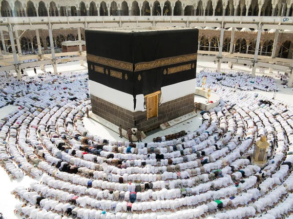 Kaaba a mekkai Szent mecset — Stock Fotó