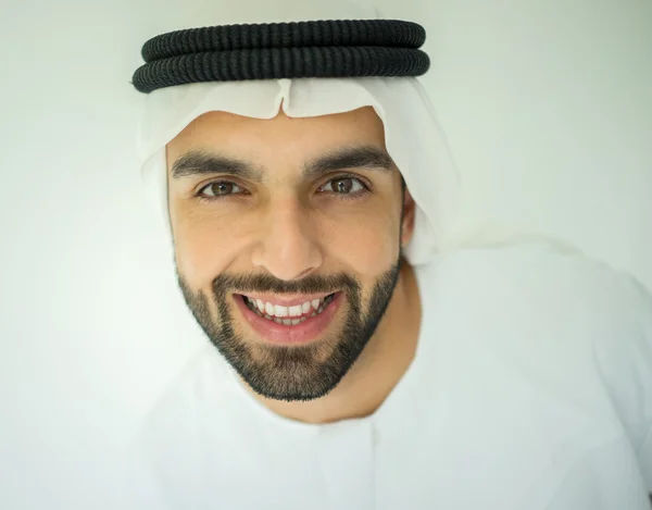 Arabic young businessman posing — Stock Photo, Image
