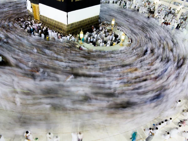 Kaaba a Mesquita Sagrada em Meca — Fotografia de Stock