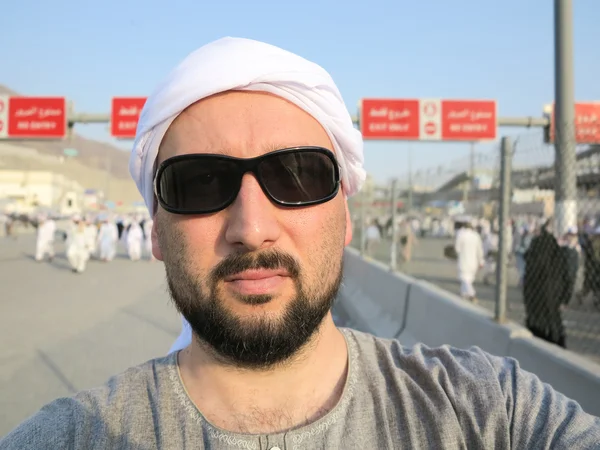 Kaaba a Mesquita Sagrada em Meca — Fotografia de Stock