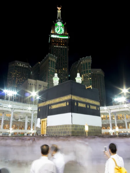 Kaaba a mekkai Szent mecset — Stock Fotó