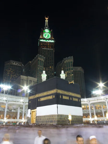 Kaaba a mekkai Szent mecset — Stock Fotó