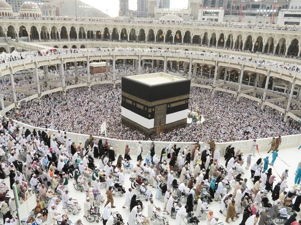 Kaaba den heliga moskén i Mekka — Stockfoto