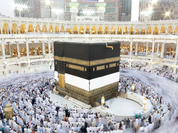 Kaaba a Mesquita Sagrada em Meca — Fotografia de Stock