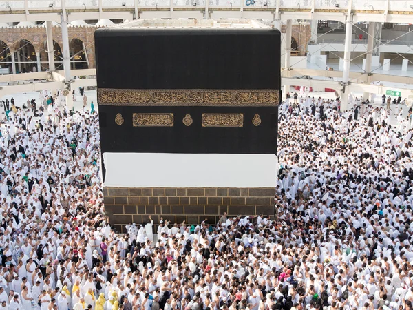 Kaaba a mekkai Szent mecset — Stock Fotó