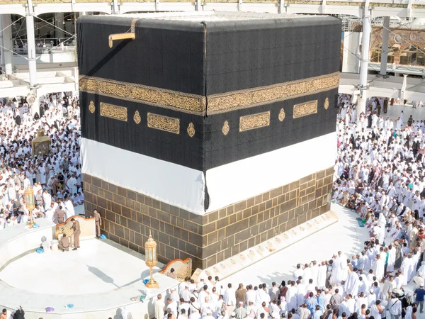 Kaaba a mekkai Szent mecset — Stock Fotó