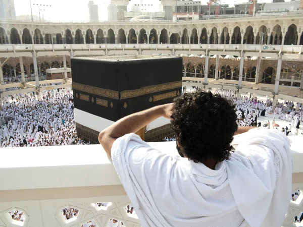 Kaaba a Mesquita Sagrada em Meca — Fotografia de Stock