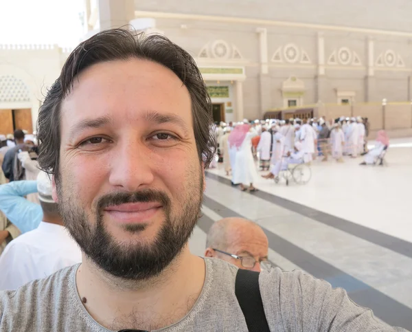 Resan till Hajj i Mecka — Stockfoto