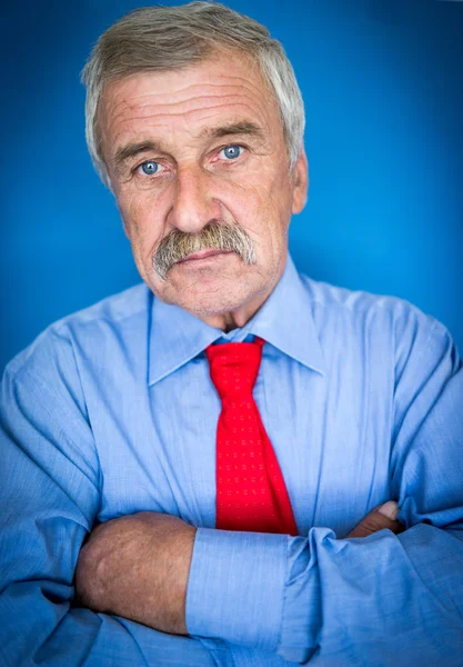 Senior zakenman portret — Stockfoto