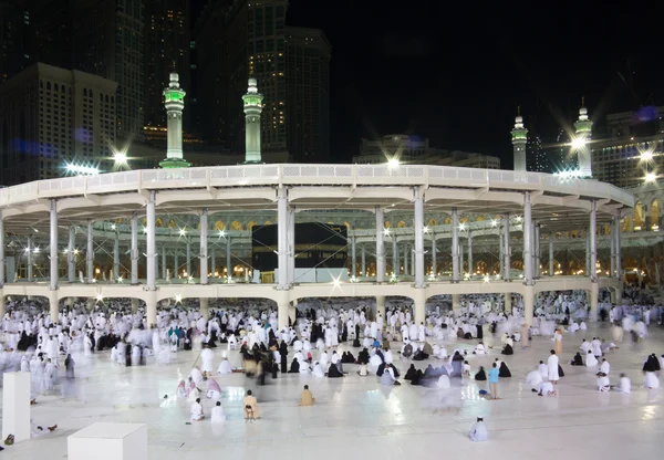 Kaaba a mekkai Szent mecset — Stock Fotó