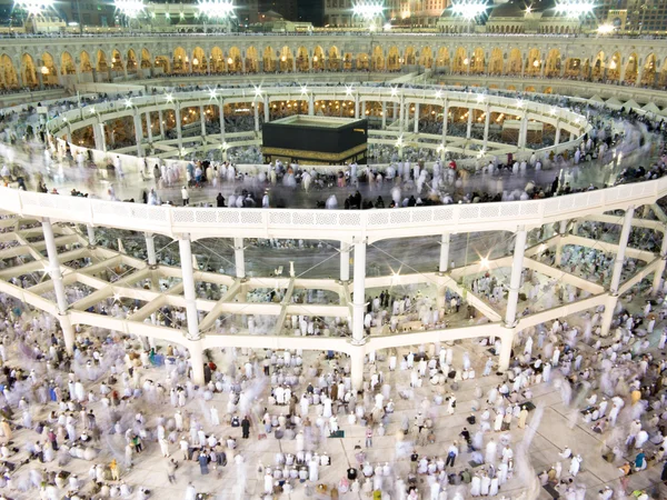 Kaaba a mekkai Szent mecset — Stock Fotó