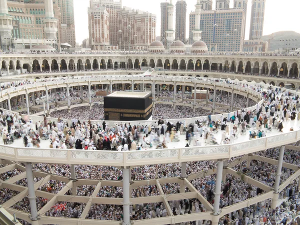 Kaaba a Mesquita Sagrada em Meca — Fotografia de Stock