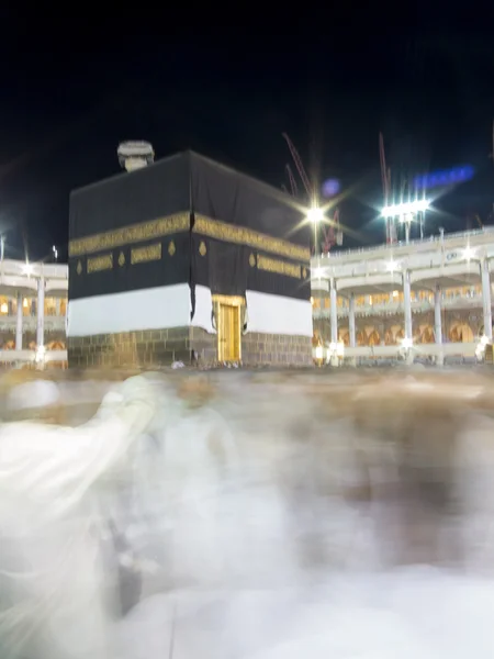 Kaaba a mekkai Szent mecset — Stock Fotó