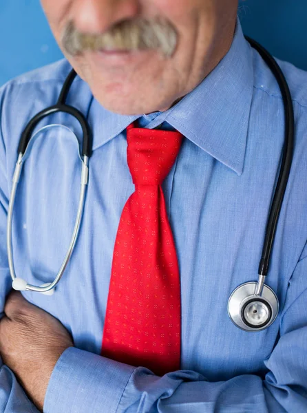 Portrait of a senior doctor — Stock Photo, Image