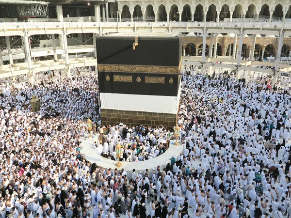 Kaaba den heliga moskén i Mekka — Stockfoto