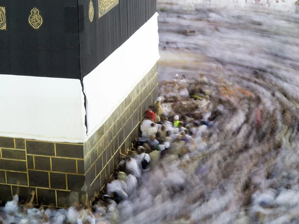 Kaaba a mekkai Szent mecset — Stock Fotó