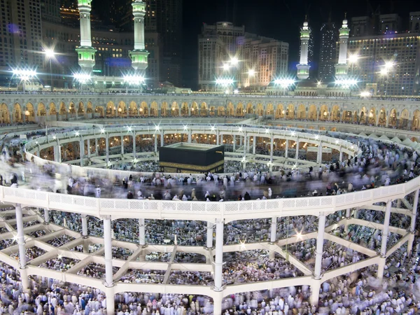 Kaaba a mekkai Szent mecset — Stock Fotó