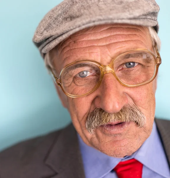 Portret van een senior zakenman — Stockfoto