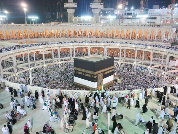 Kaaba a Mesquita Sagrada em Meca — Fotografia de Stock