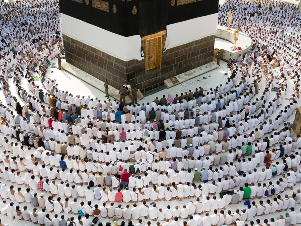 Kaaba a Mesquita Sagrada em Meca — Fotografia de Stock