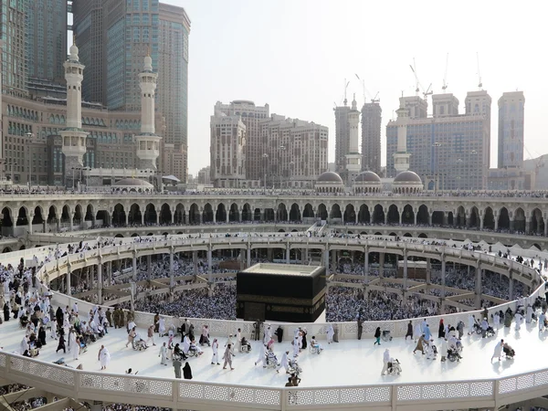 Kaaba la Sainte mosquée de La Mecque — Photo