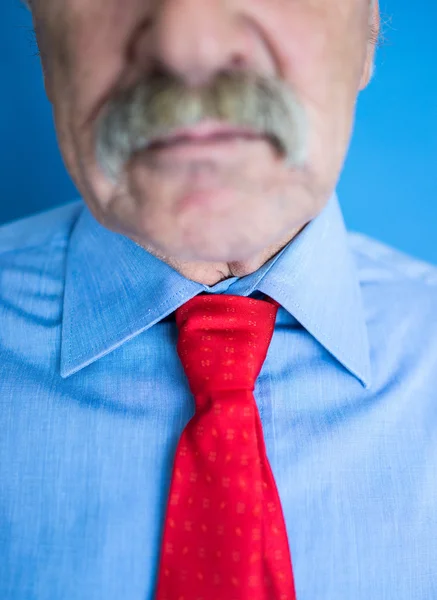 Dojrzały człowiek z wąsem — Zdjęcie stockowe