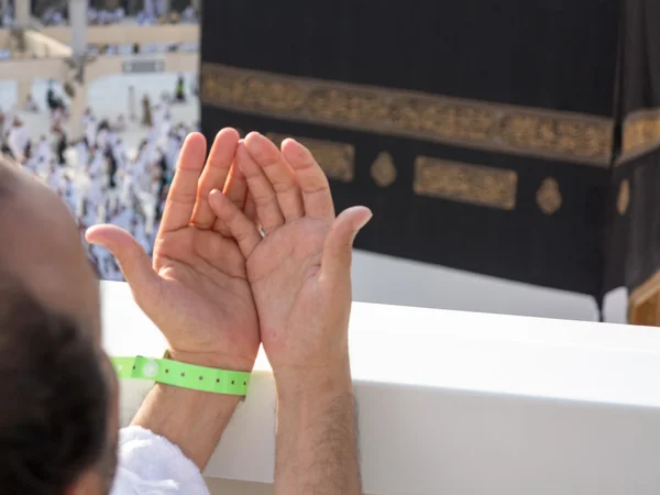 Kaaba la Sainte mosquée de La Mecque — Photo