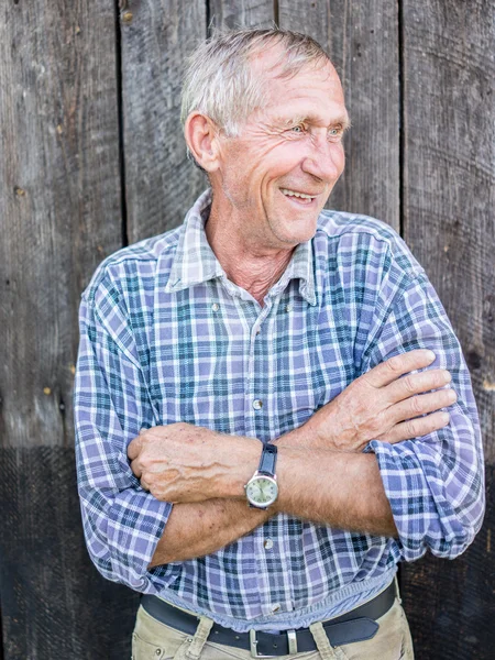 Porträtt av äldre man — Stockfoto
