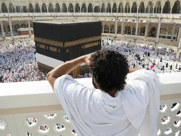 Kaaba de heilige moskee in Mekka Stockfoto