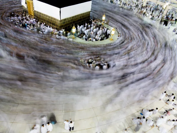 Kaaba die heilige Moschee in Mekka lizenzfreie Stockbilder