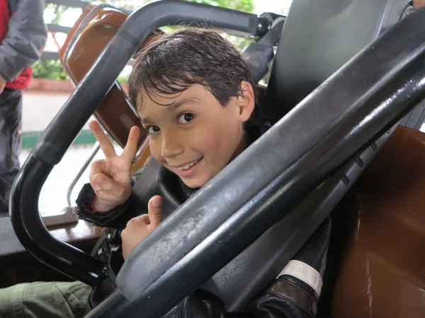 Roller coaster jazdy dla dzieci Zdjęcia Stockowe bez tantiem